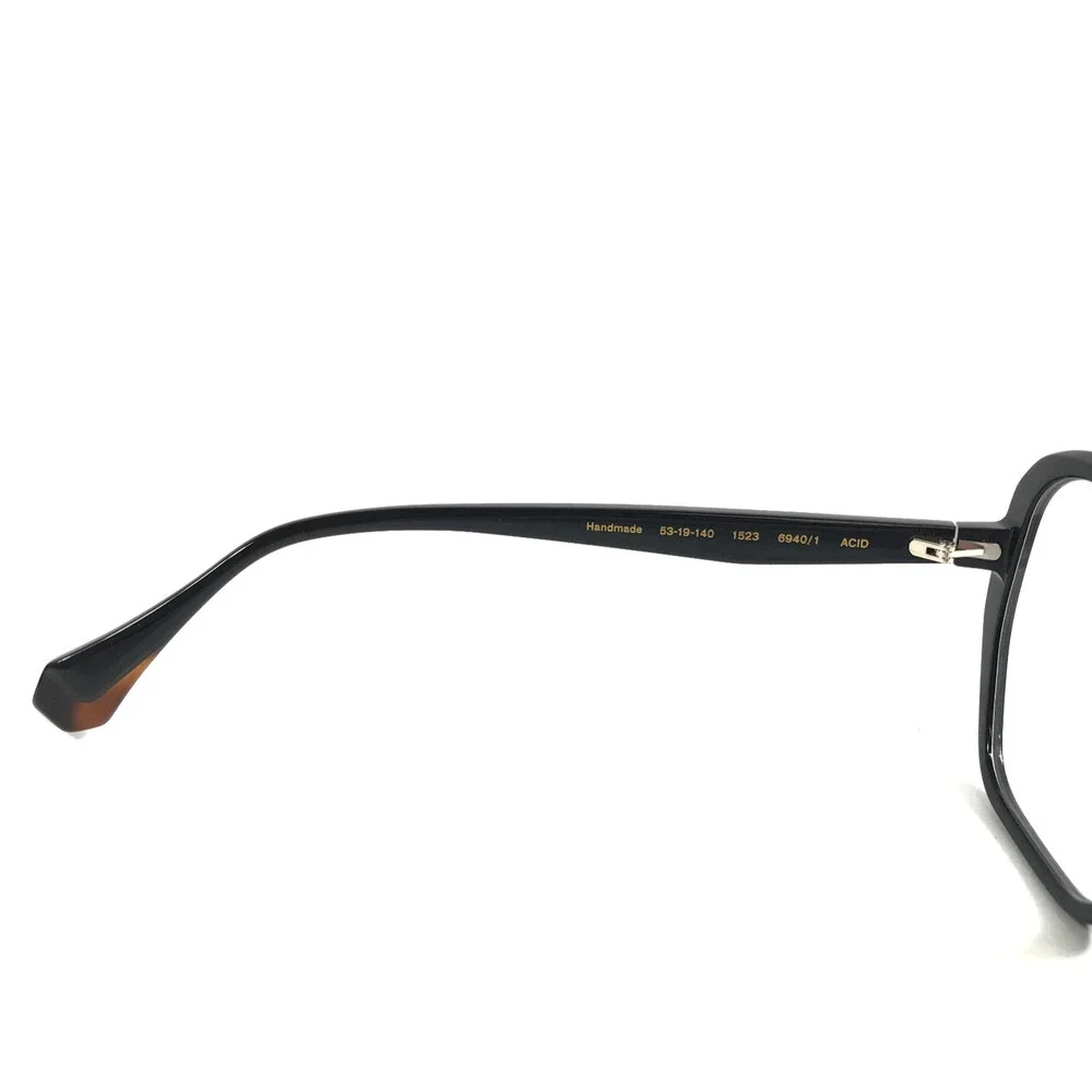 Gigi Studios Eyeglasses Frames ACID 6940/1 Black Butterfly Full Rim 53-19-140